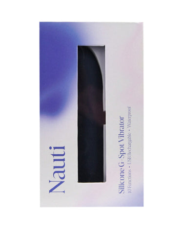 a box with a black object inside of it